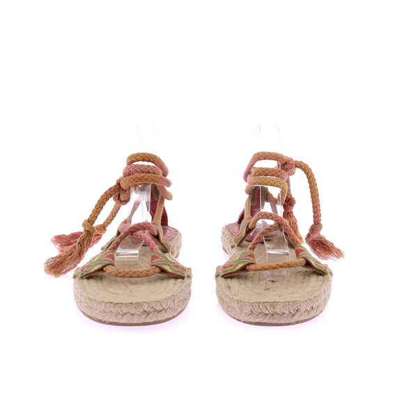 Sandales spartiates roses