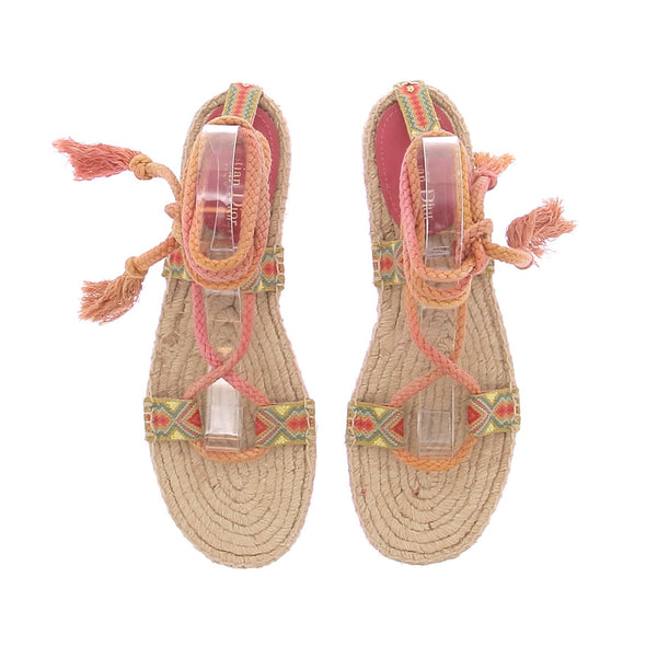 Sandales spartiates roses