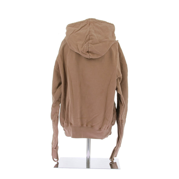 Sweat à capuche marron