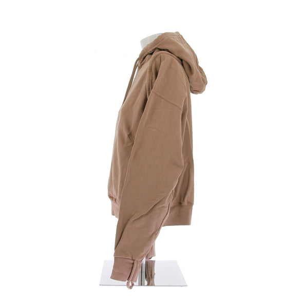 Sweat à capuche marron