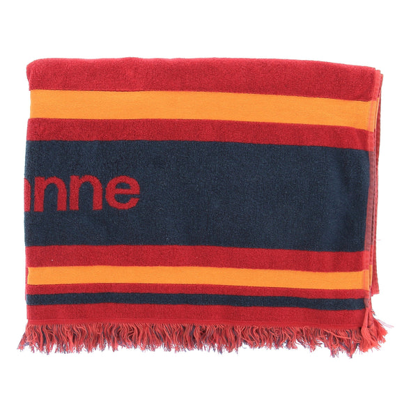 Serviette de bain tricolore