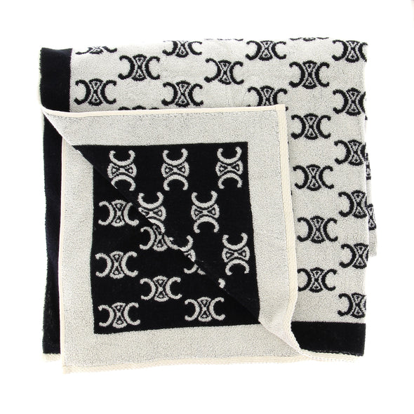 Serviette de plage bicolore