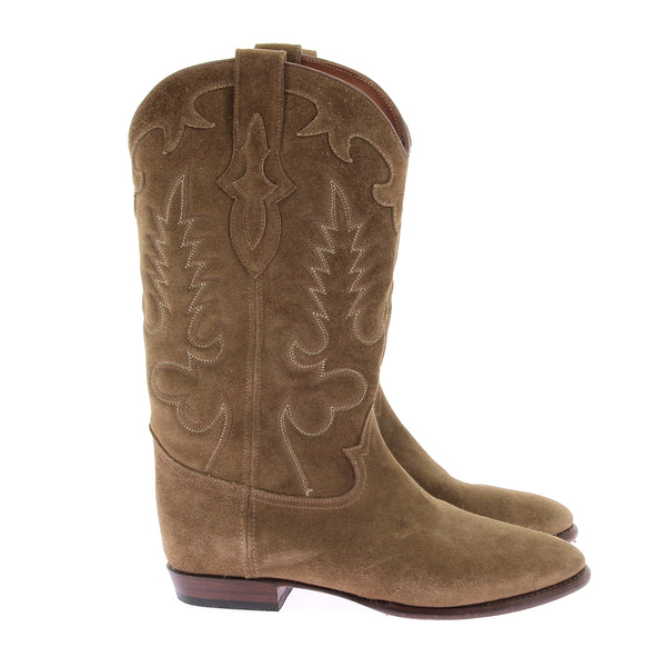 Bottes Santiags en daim