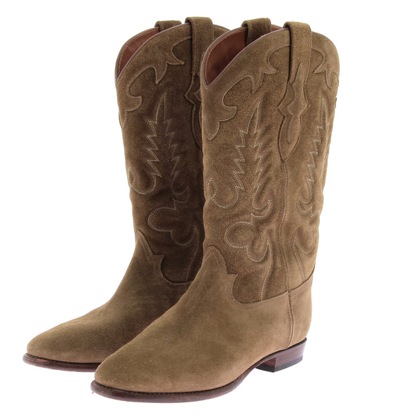 Bottes Santiags en daim