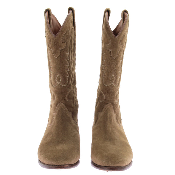 Bottes Santiags en daim