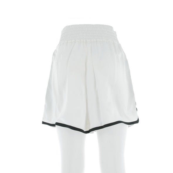 Short blanc et noir