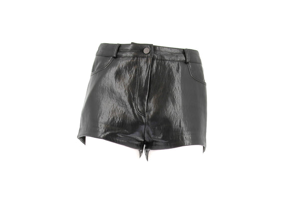Short en cuir vegan