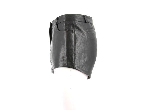 Short en cuir vegan