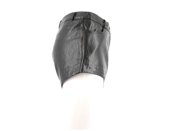 Short en cuir vegan