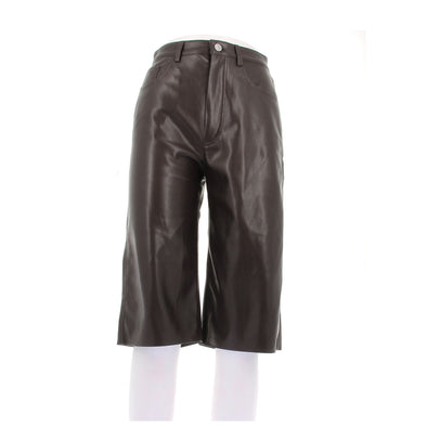 Bermuda en cuir synthétique
