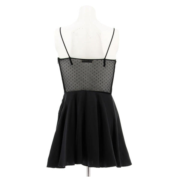 Robe en soie noire