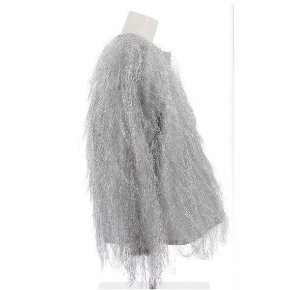 Veste métallisée à franges