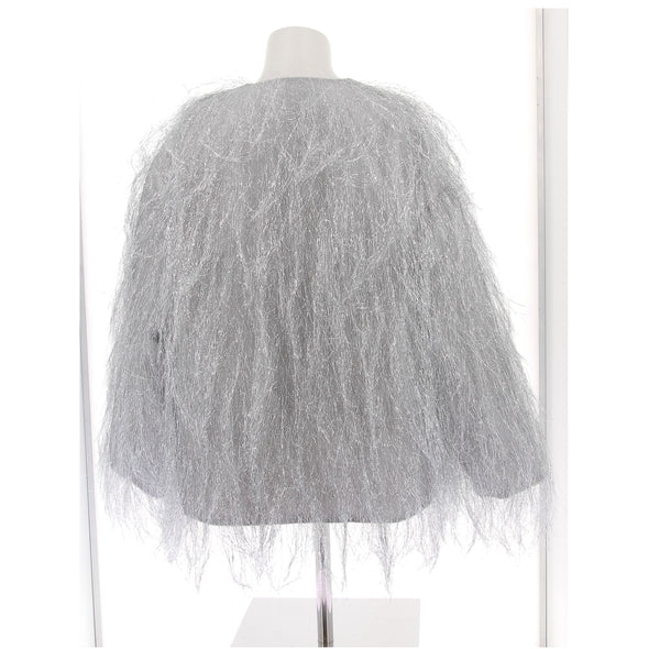 Veste métallisée à franges