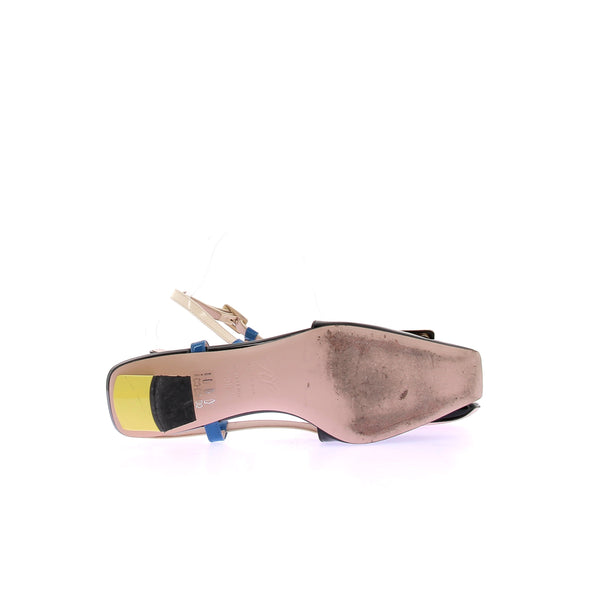 Escarpins slingback "Belle Vivier" multicolore