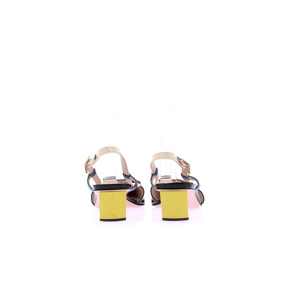 Escarpins slingback "Belle Vivier" multicolore