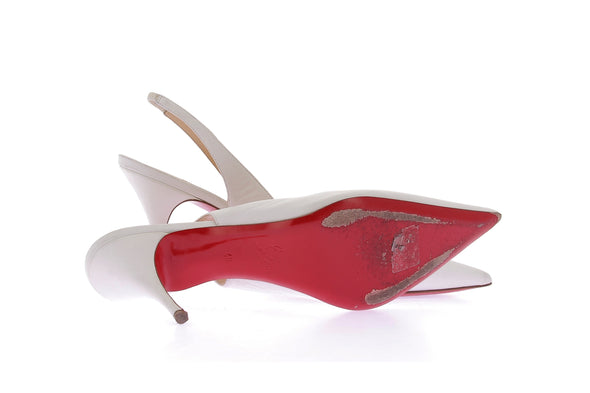 Escarpins Slingbacks blanches