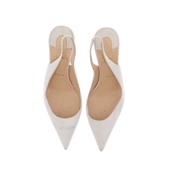 Escarpins Slingbacks blanches