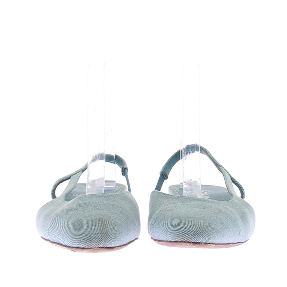 Slingback en denim