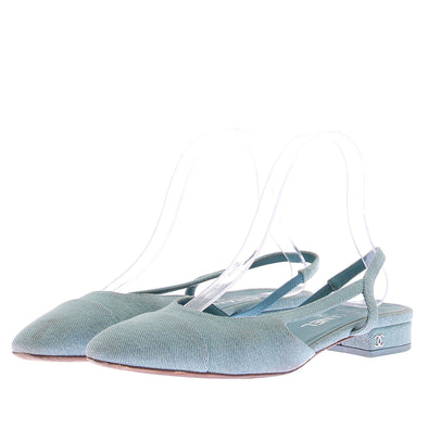 Slingback en denim