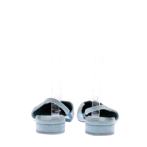 Slingback en denim