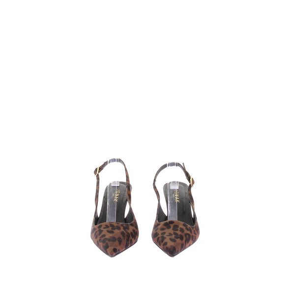 Escarpins Slingback léopard