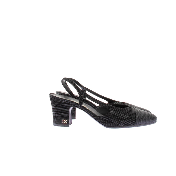 Slingbacks noires
