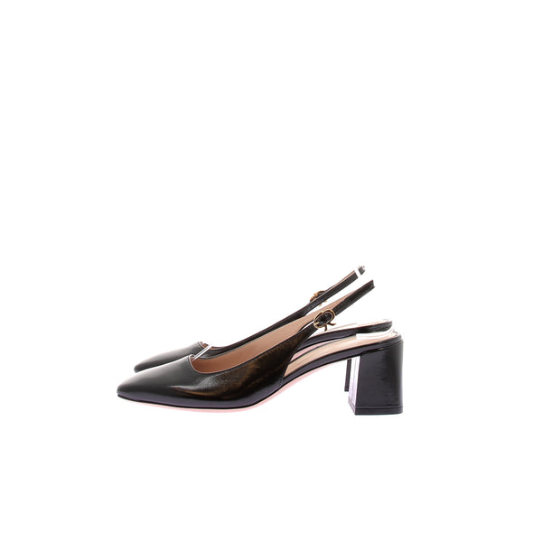 Slingbacks noires "Freeda"