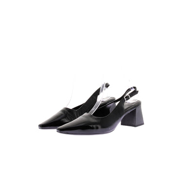 Slingbacks noirs "Altea"