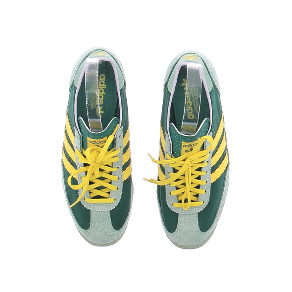 Baskets en cuir vert et jaune "SL 72 OG"
