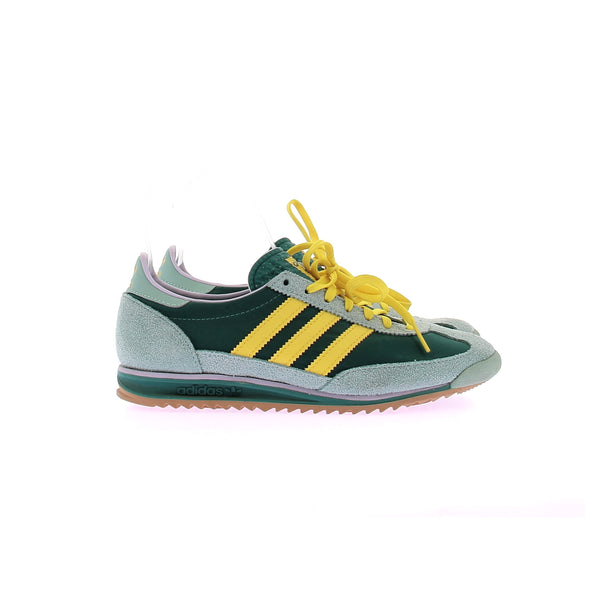 Baskets en cuir vert et jaune "SL 72 OG"