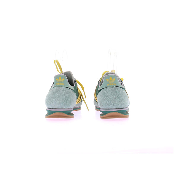 Baskets en cuir vert et jaune "SL 72 OG"