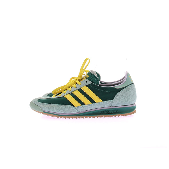 Baskets en cuir vert et jaune "SL 72 OG"