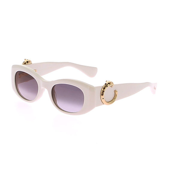 Lunettes blanches "Panthère"