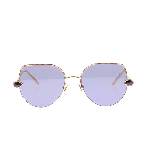 Lunettes de soleil dorées