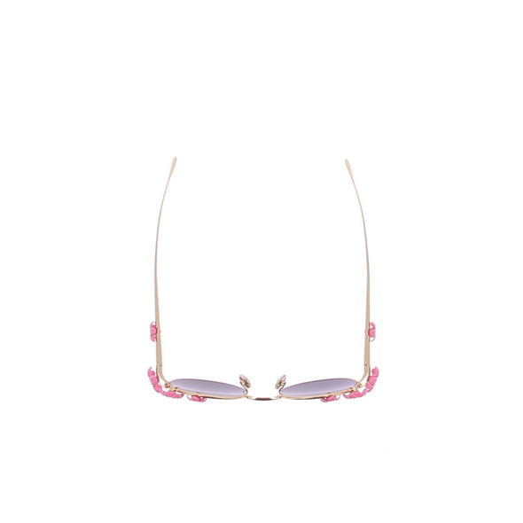 Lunettes de soleil "Daisy Field" rose