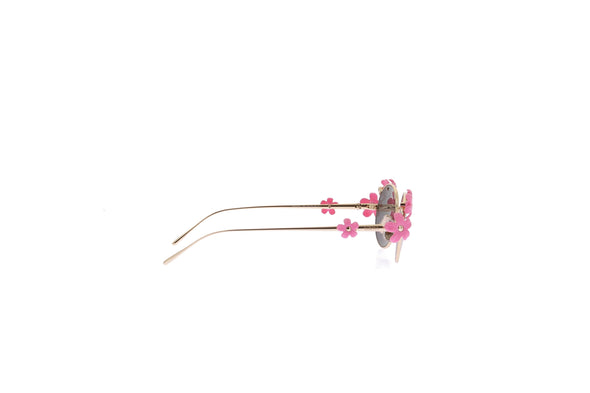 Lunettes de soleil "Daisy Field" rose