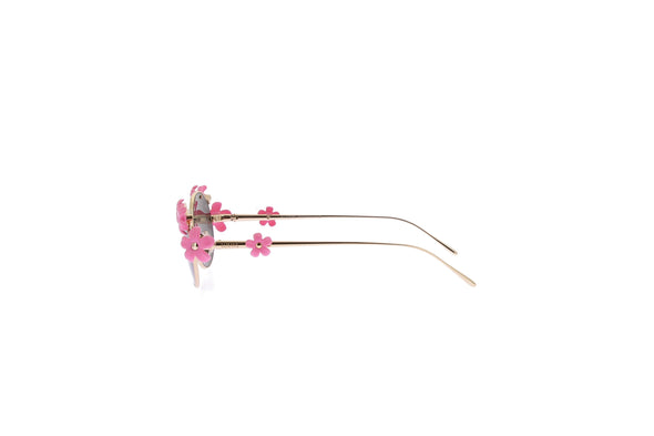 Lunettes de soleil "Daisy Field" rose