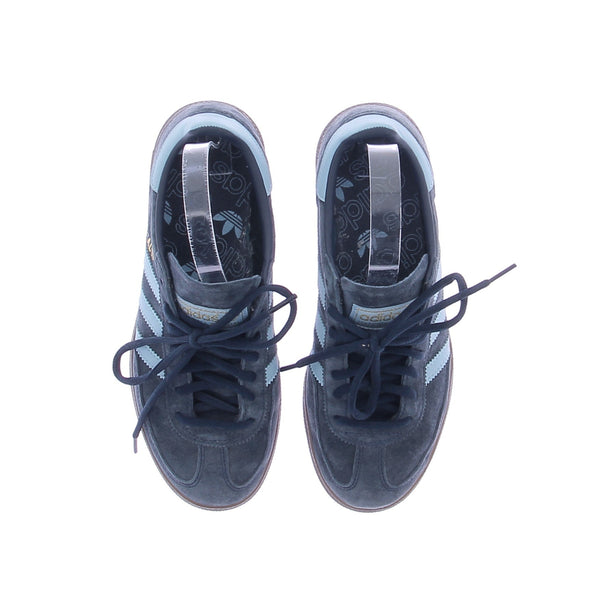 Baskets "Handball Spezial" en cuir bleu
