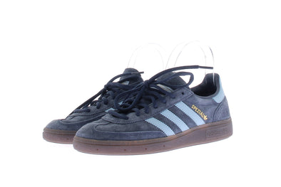 Baskets "Handball Spezial" en cuir bleu
