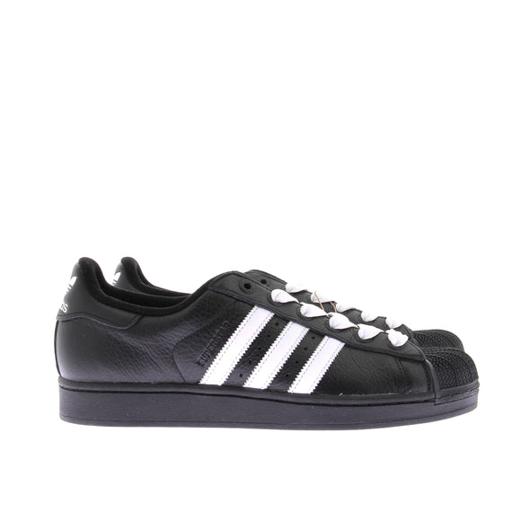 Baskets "Supertars II" en cuir noir