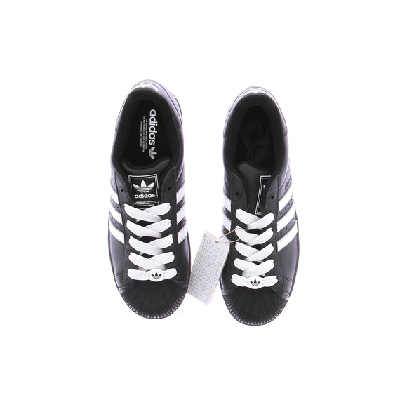 Baskets "Supertars II" en cuir noir