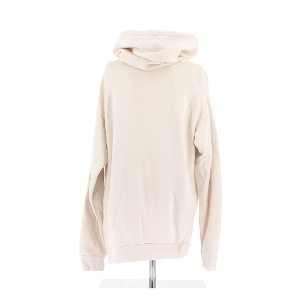 Sweatshirt à capuche beige à strass