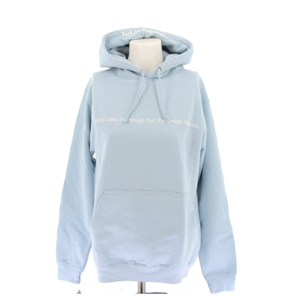 Sweat à capuche bleu