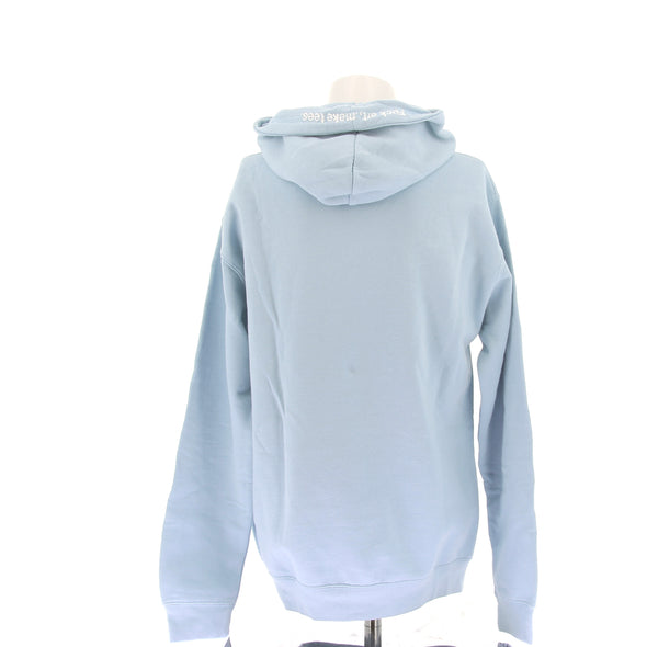 Sweat à capuche bleu