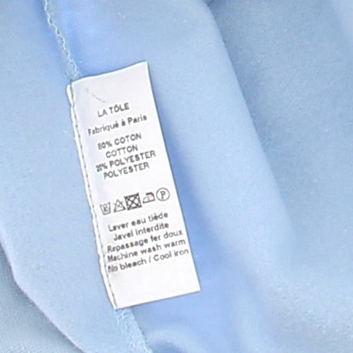 Sweat à capuche bleu