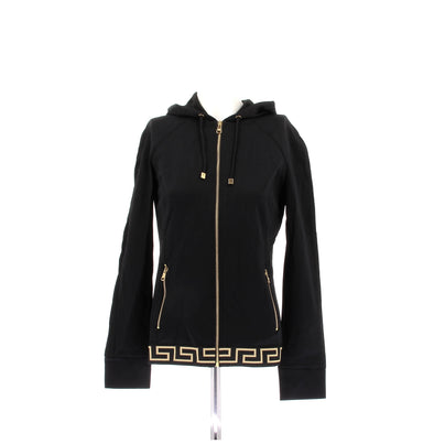 Sweatshirt noir à capuche