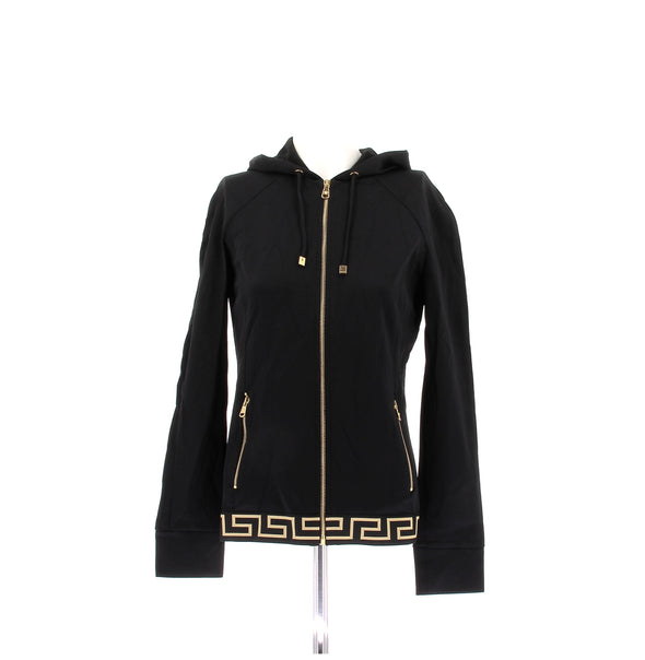Sweatshirt noir à capuche
