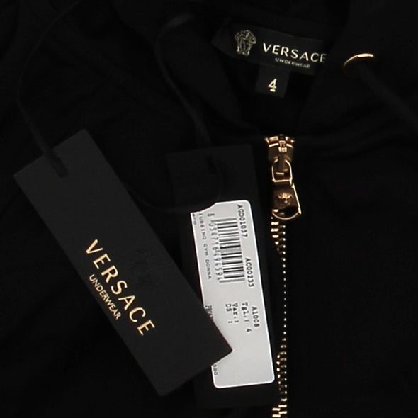 Sweatshirt noir à capuche