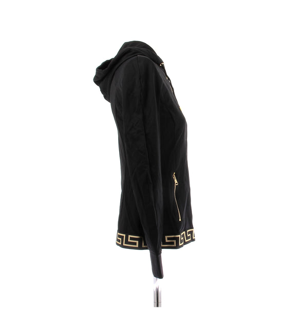 Sweatshirt noir à capuche