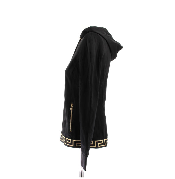 Sweatshirt noir à capuche